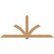 Ekena Millwork Redmond Timber Gable Bracket, Western Red Cedar, 108"W x 45"H x 3 1/2"D x 5 1/2"F, 10/12 Pitch GBW108X45X0406RED00SWR - alternate 1